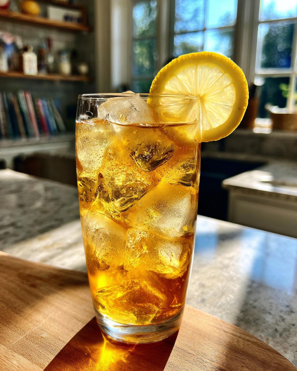 turmeric honey iced tea - detail 2