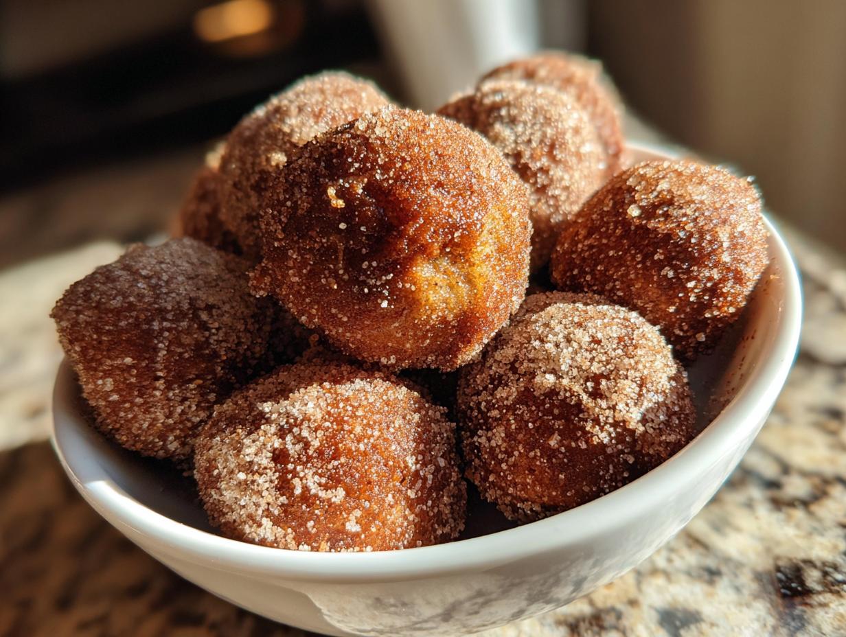 Amazing 2 Ingredient Banana Donut Holes