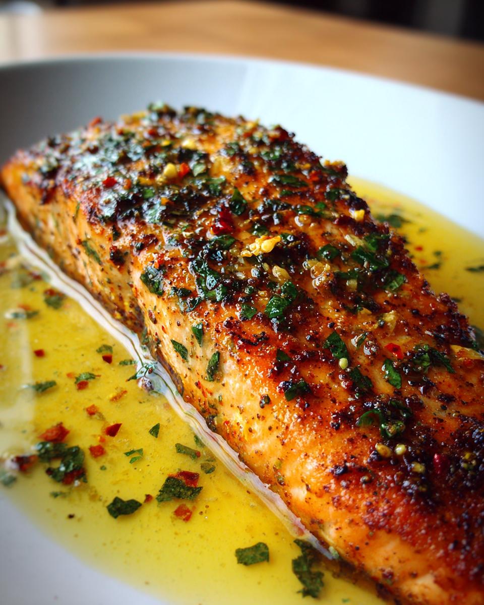 30-Minute Texas-Style Seasoned Salmon Fillet - detail 1