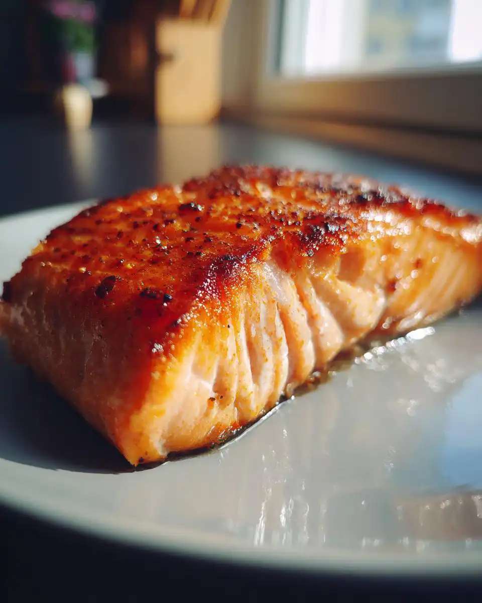 Air Fryer Salmon - detail 1