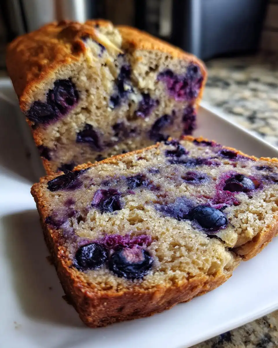 Blueberry Banana Bread - detail 1