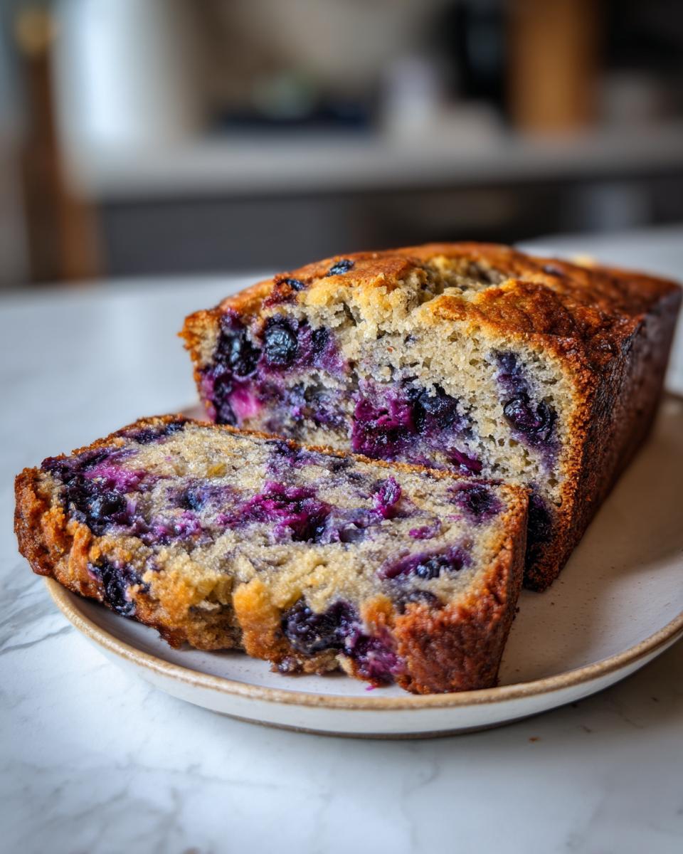 Blueberry Banana Bread - detail 2