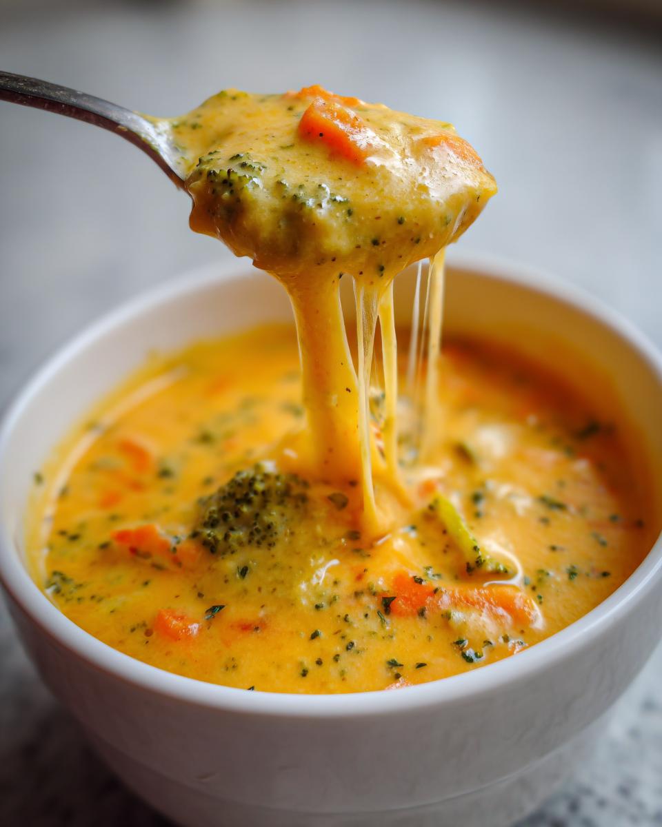 Broccoli Cheddar Soup - detail 1