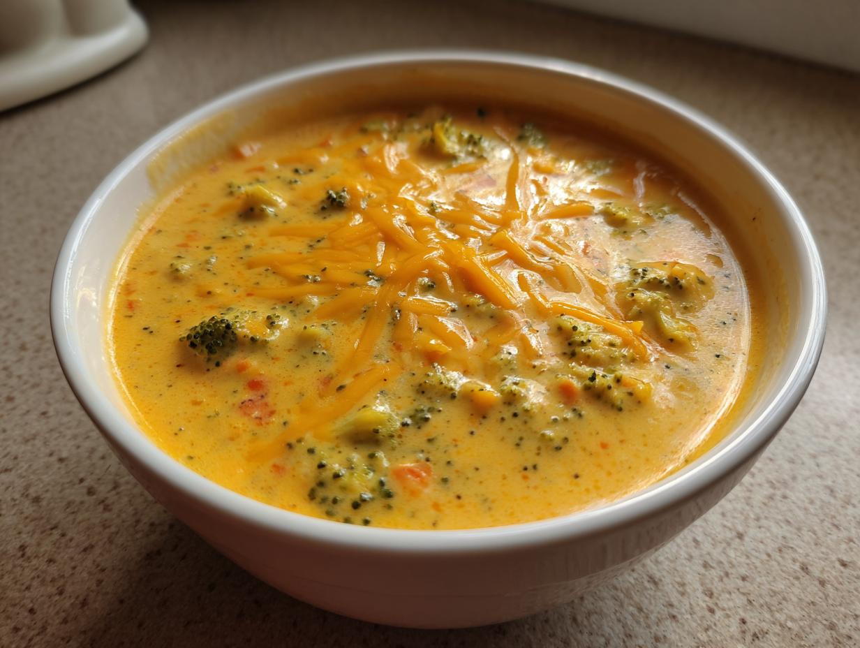 Amazing 30-Min Broccoli Cheddar Soup