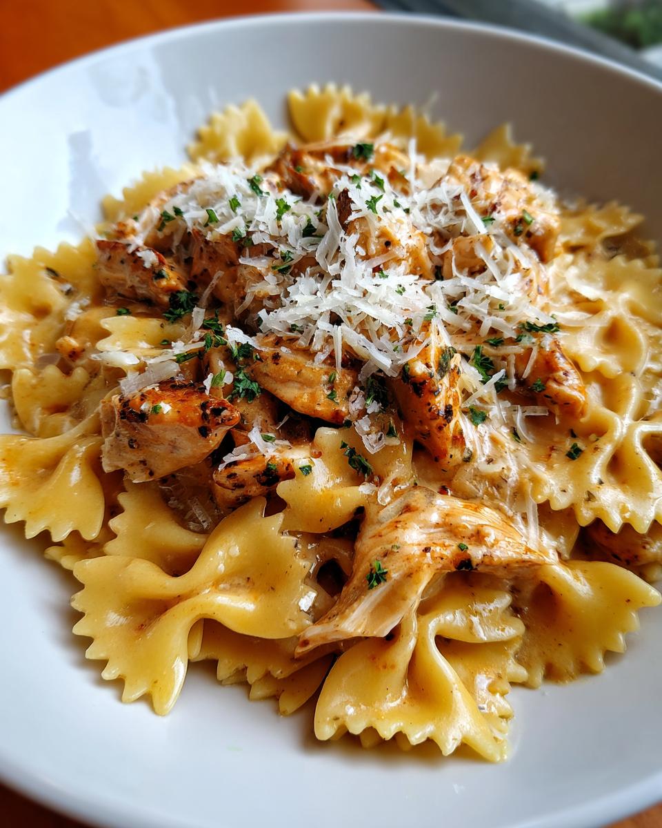 Cajun Chicken Alfredo Pasta - detail 2