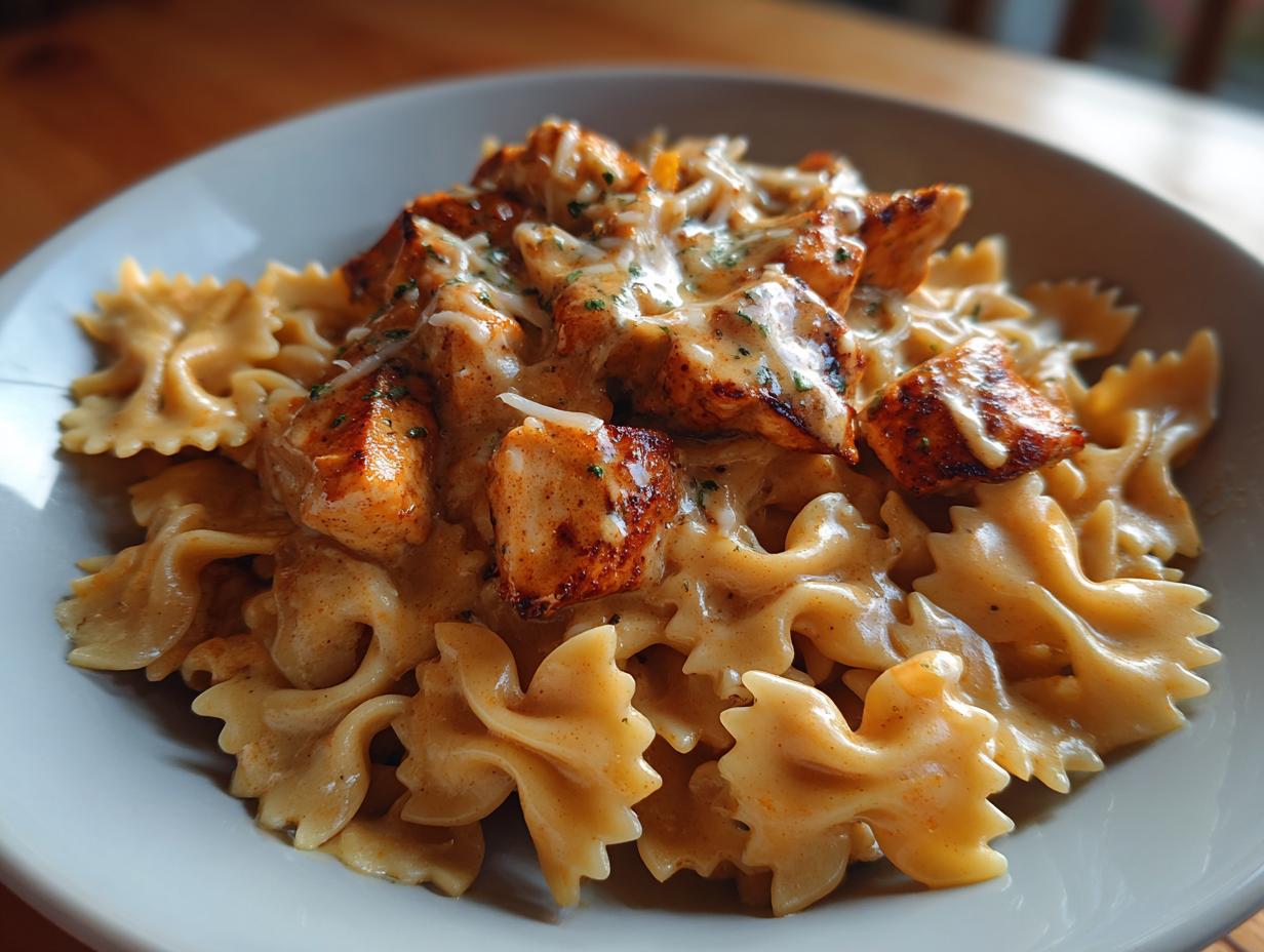 Amazing Cajun Chicken Alfredo Pasta in 35 Minutes