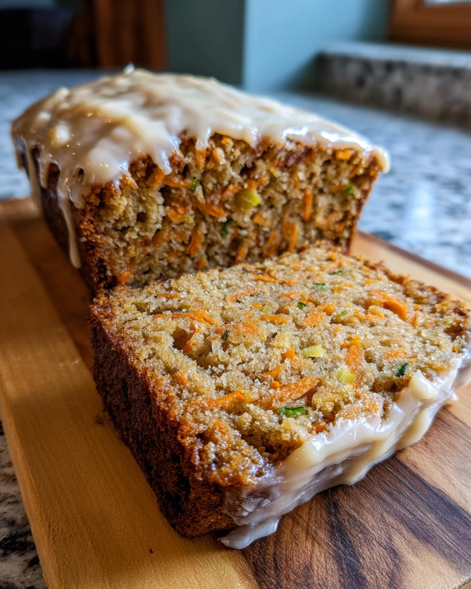 Carrot Apple Zucchini Bread - detail 2