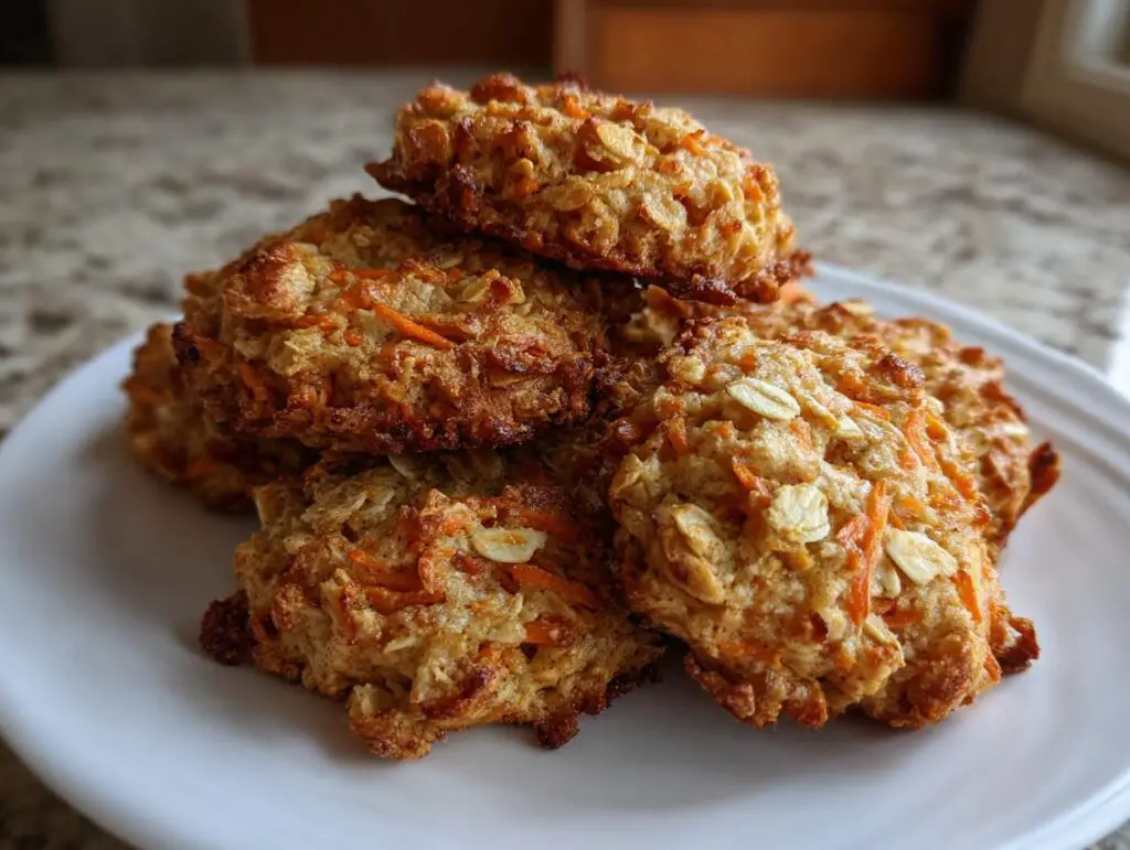 Carrot Cake Oatmeal Cookies
