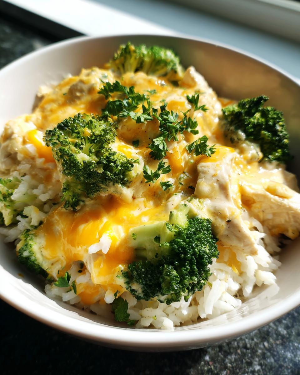 Cheesy Broccoli Chicken Rice Comfort Bowl - detail 1