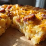 Cheesy Potatoes with Smoked Sausage