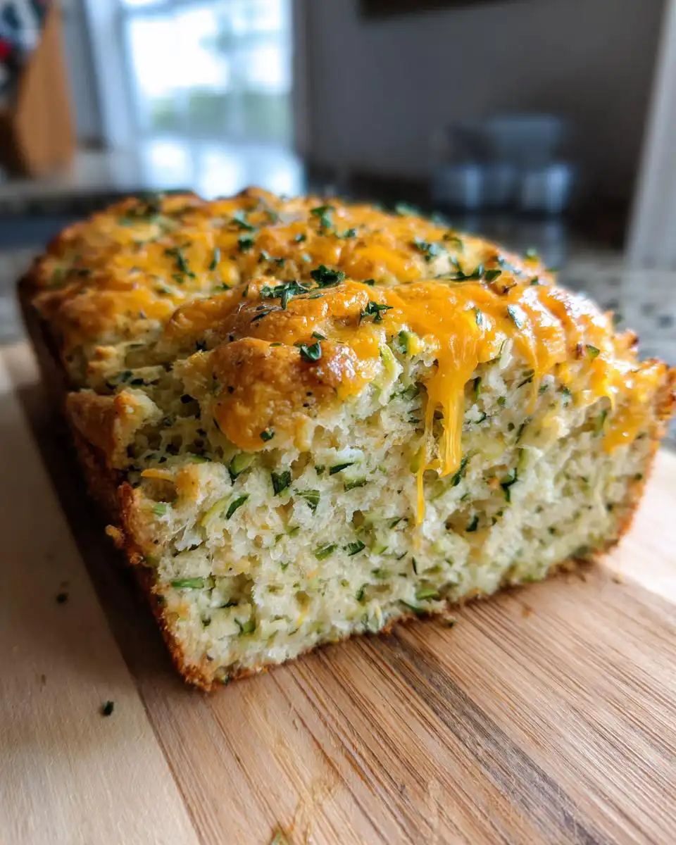 Cheesy Zucchini Bread - detail 1