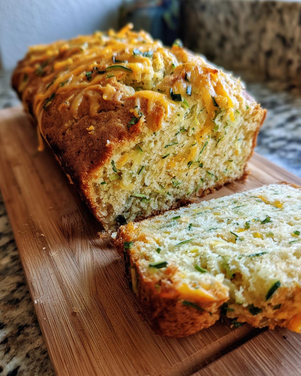 Cheesy Zucchini Bread - detail 2