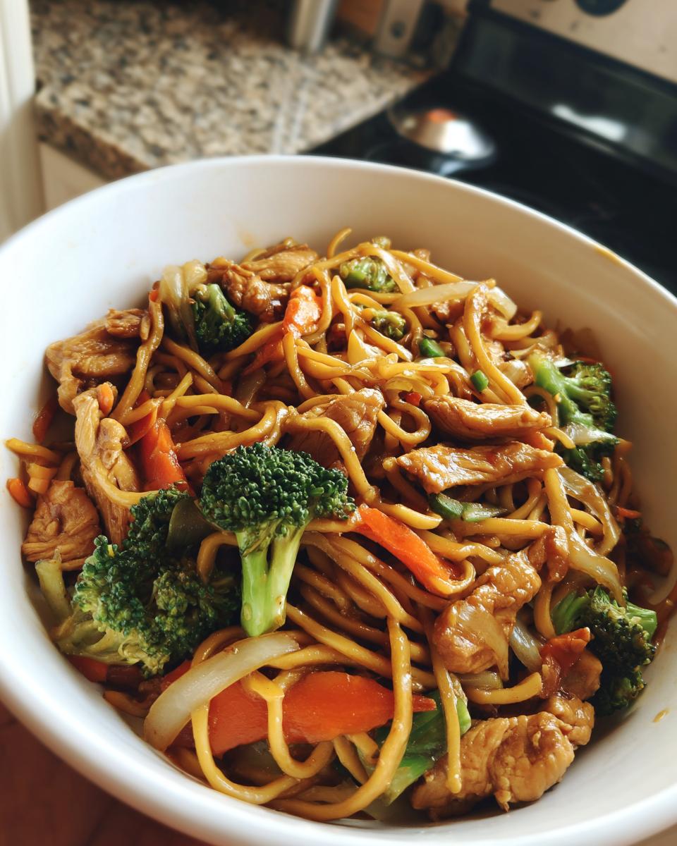 Chicken Lo Mein - detail 2
