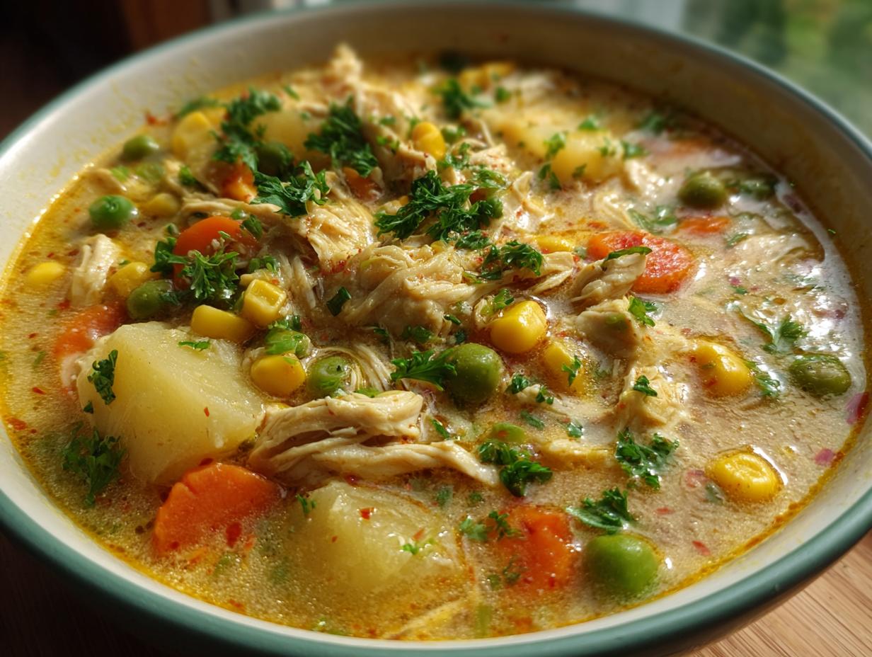 Amazing Chicken Pot Pie Soup Recipe