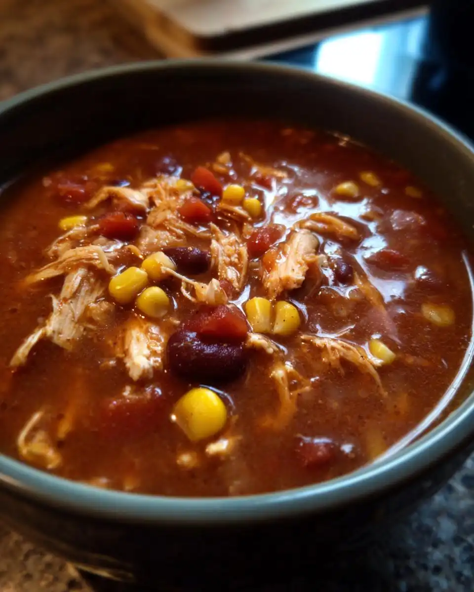 Chipotle Chicken Soup (Slow Cooker) - detail 1