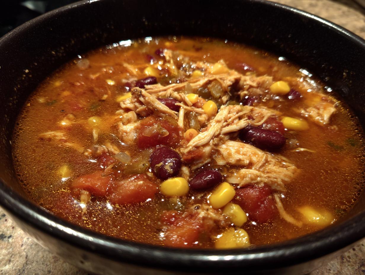 Amazing 4-Hour Chipotle Chicken Soup