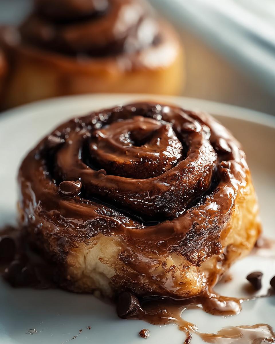 Chocolate Cinnamon Rolls - detail 2