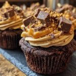 Chocolate Peanut Butter Cupcakes