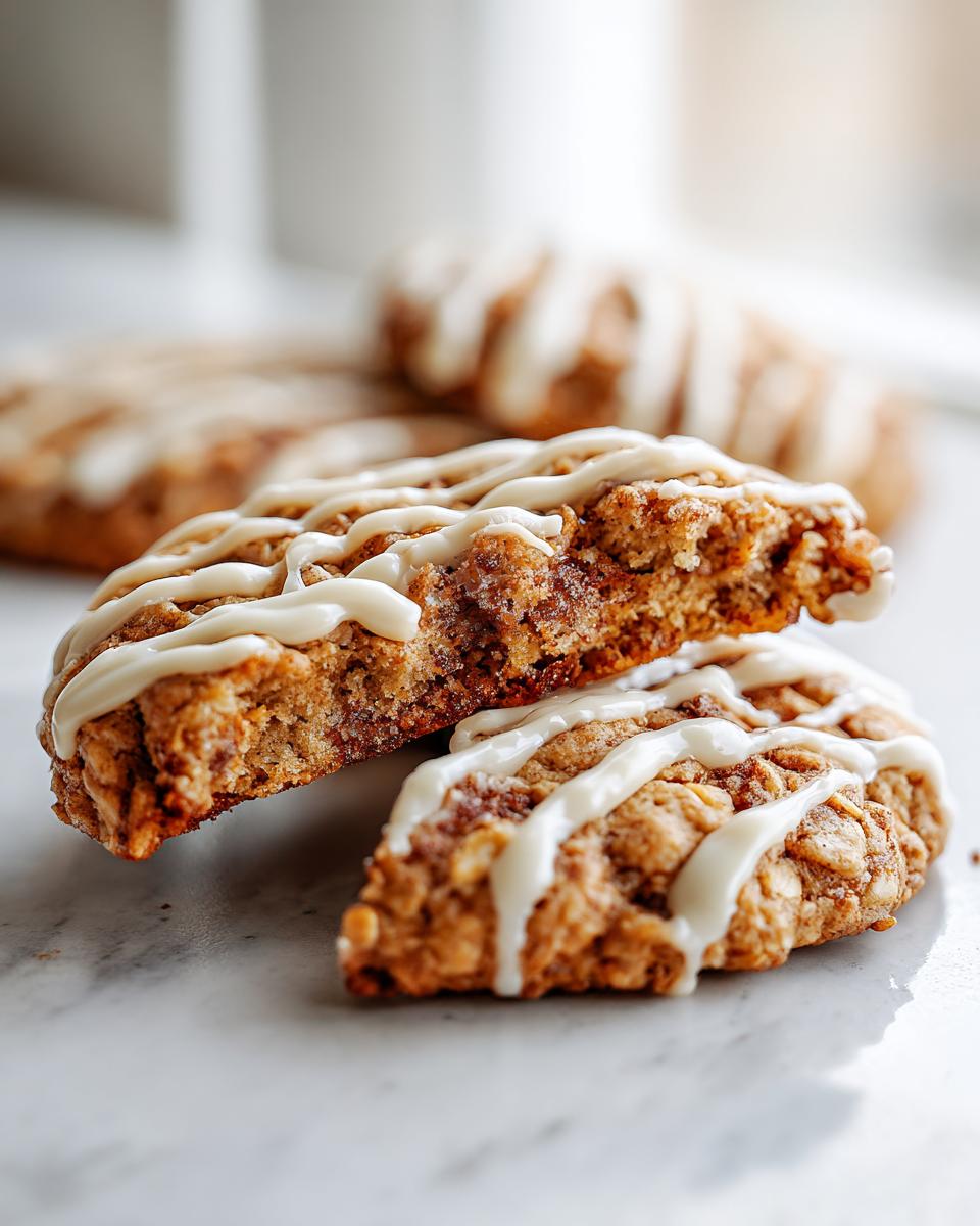 Cinnamon Roll Oatmeal Cookies - detail 1