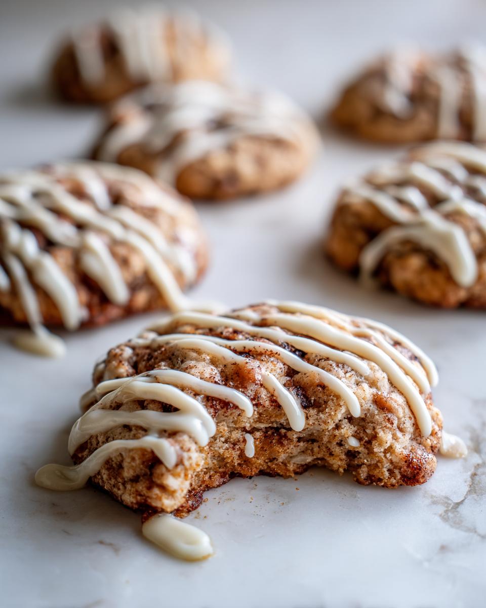 Cinnamon Roll Oatmeal Cookies - detail 3