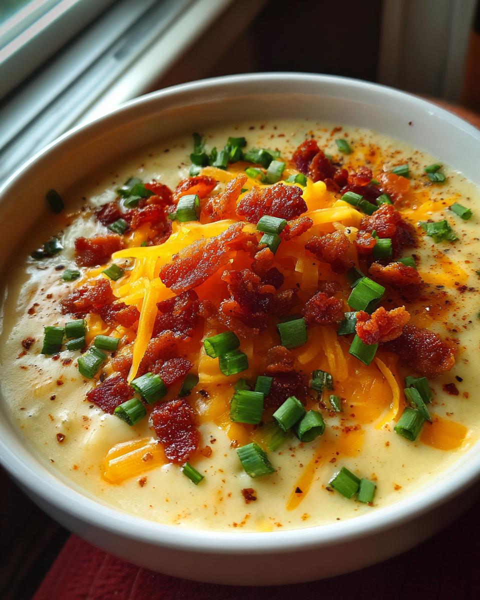 Comforting Loaded Baked Potato Soup for Cold Days - detail 1