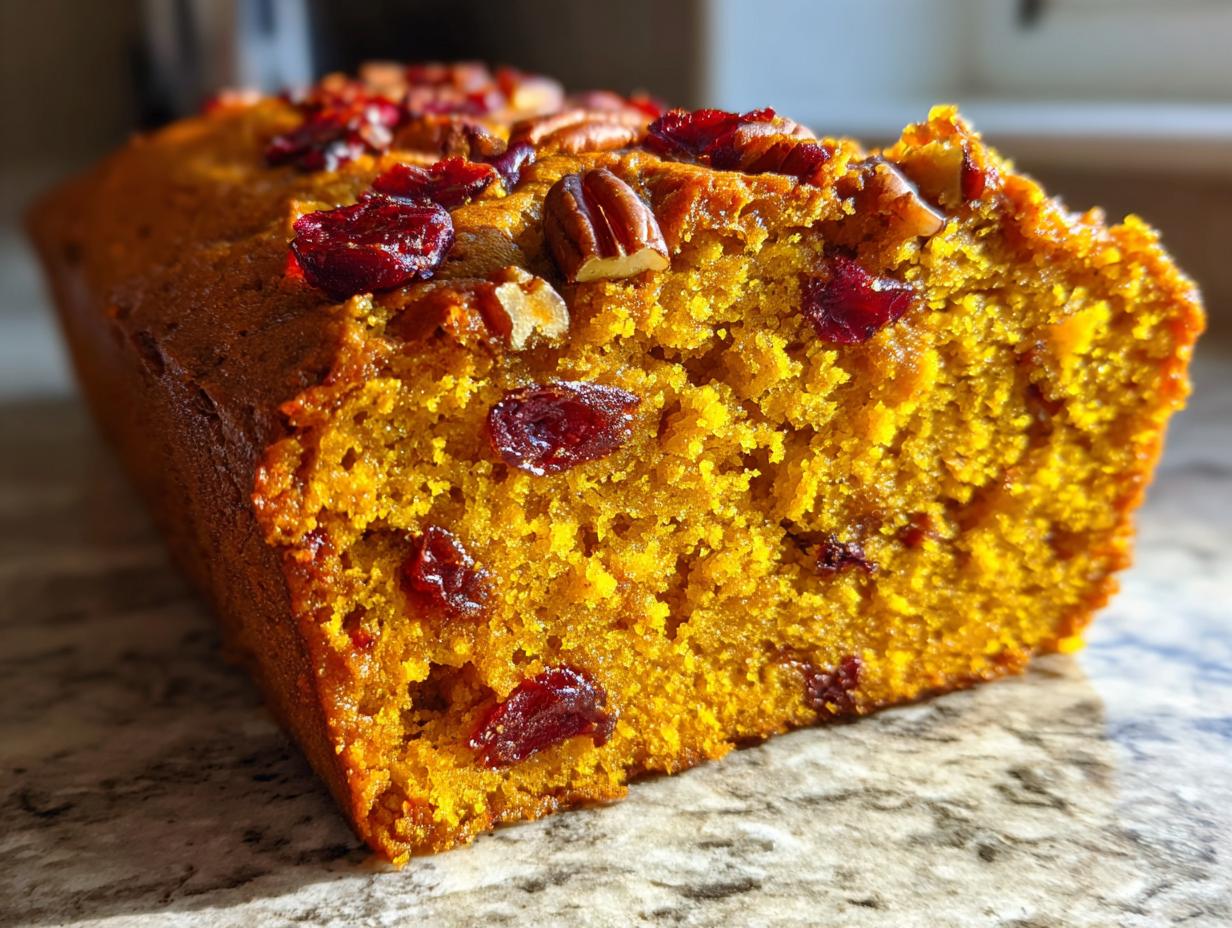 Amazing Cranberry Pecan Pumpkin Bread 2 Ways