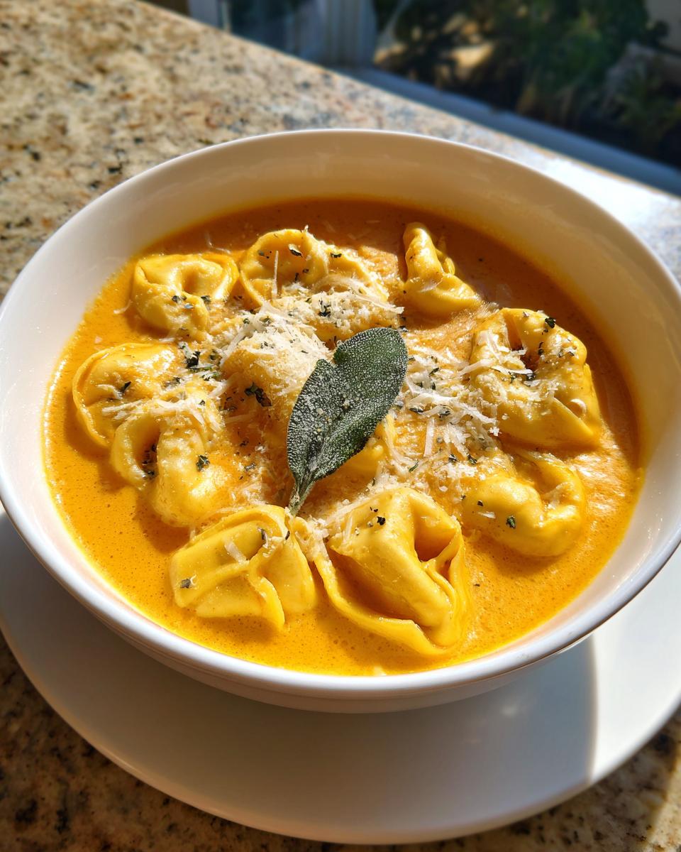 Creamy Butternut Squash Tortellini Soup - detail 1