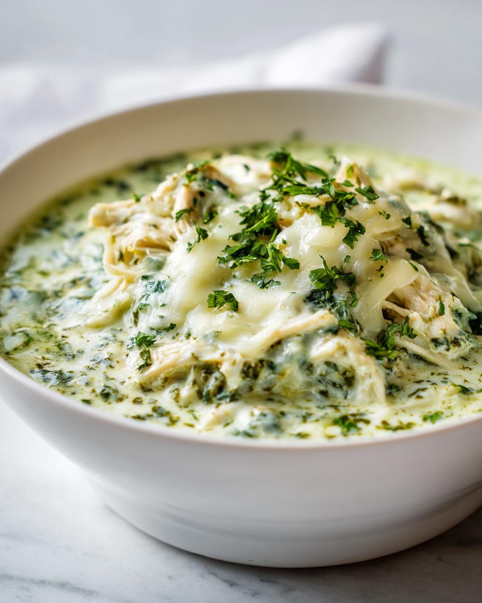 Creamy Chicken Poblano Soup - detail 2