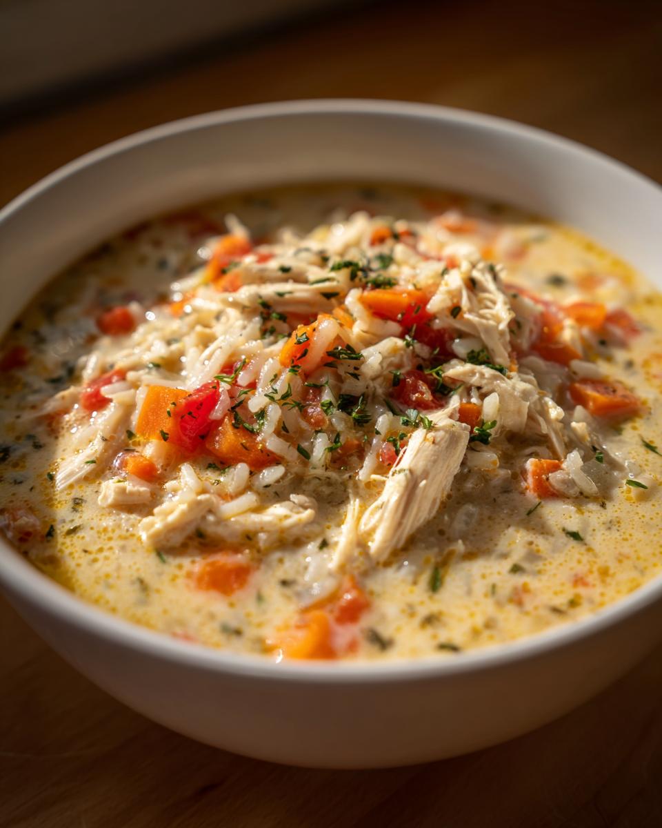 Creamy Chicken and Rice Soup - detail 1