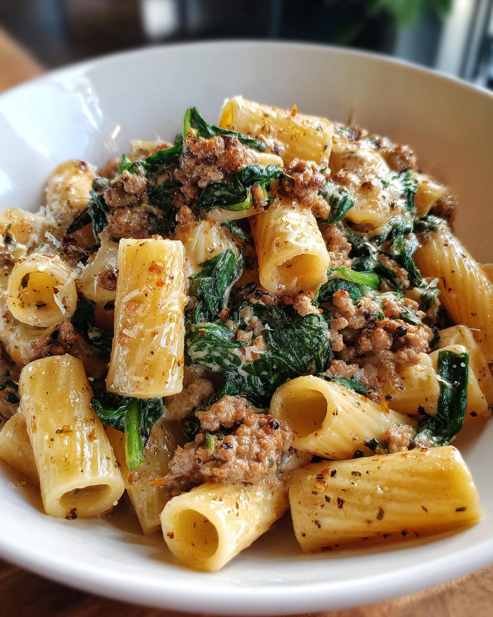 Creamy Sausage Rigatoni - detail 2