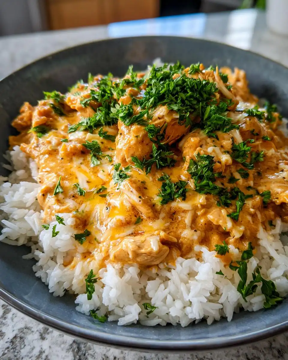 Creamy Smothered Chicken and Rice - detail 2
