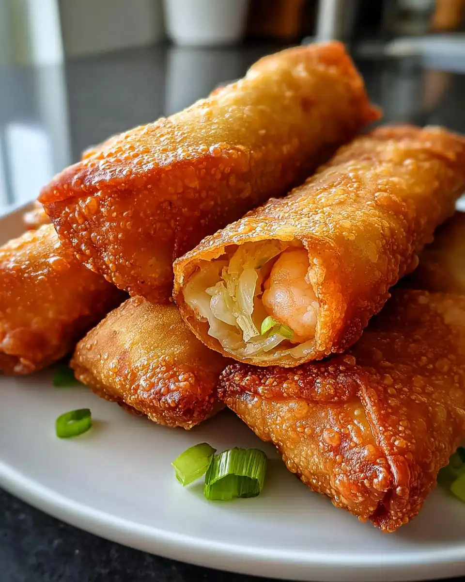 Crispy Shrimp and Cabbage Egg Rolls - detail 2