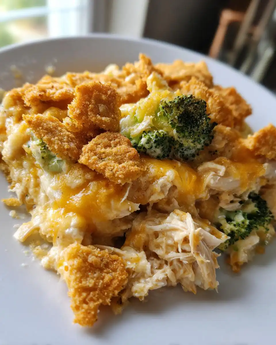Crispy-Topped Chicken Broccoli Cheese Dish - detail 1