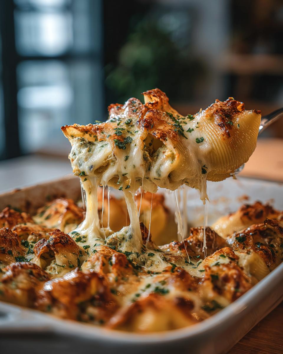 Delicious Chicken Ranch Stuffed Shells - detail 1