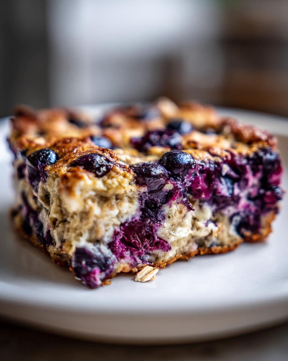 Easy Blueberry Cottage Cheese Breakfast Bake Recipe - detail 2