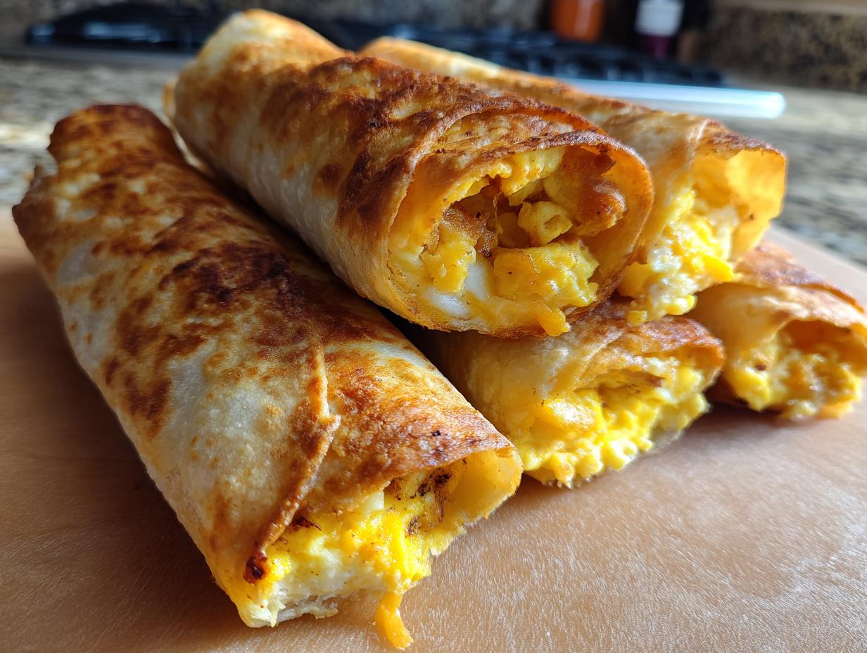 Amazing Easy Breakfast Taquitos Recipe