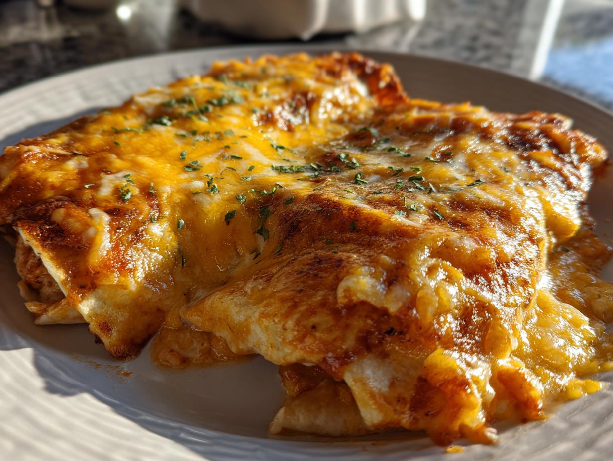 Amazing Easy Cheesy Chicken Enchiladas