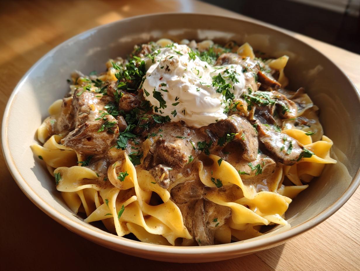 Easy Instant Pot Stroganoff