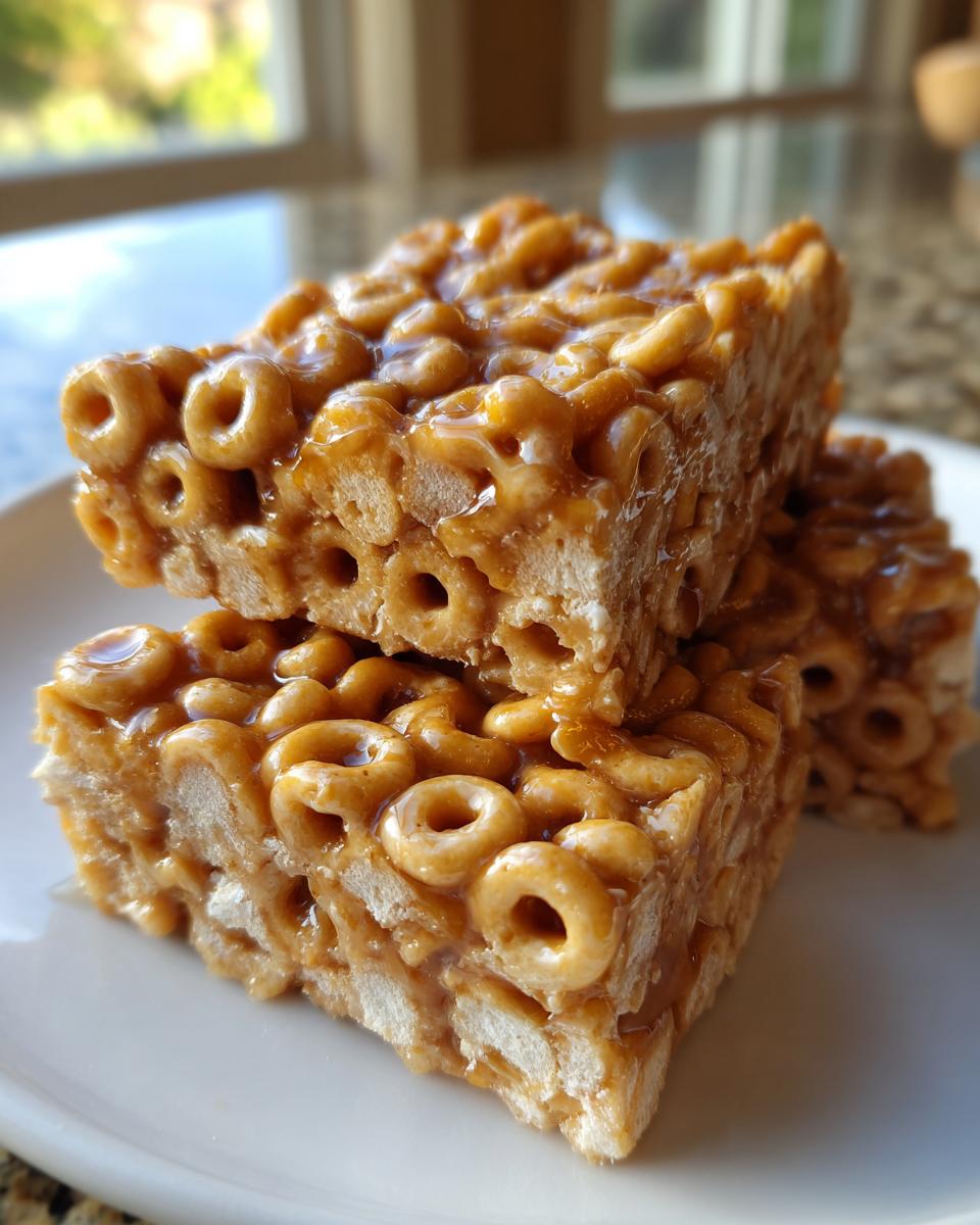 Easy Peanut Butter Cheerio Bars Recipe - detail 2