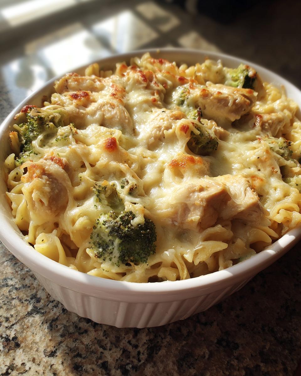 Family-Style Chicken Broccoli Alfredo Bake - detail 1
