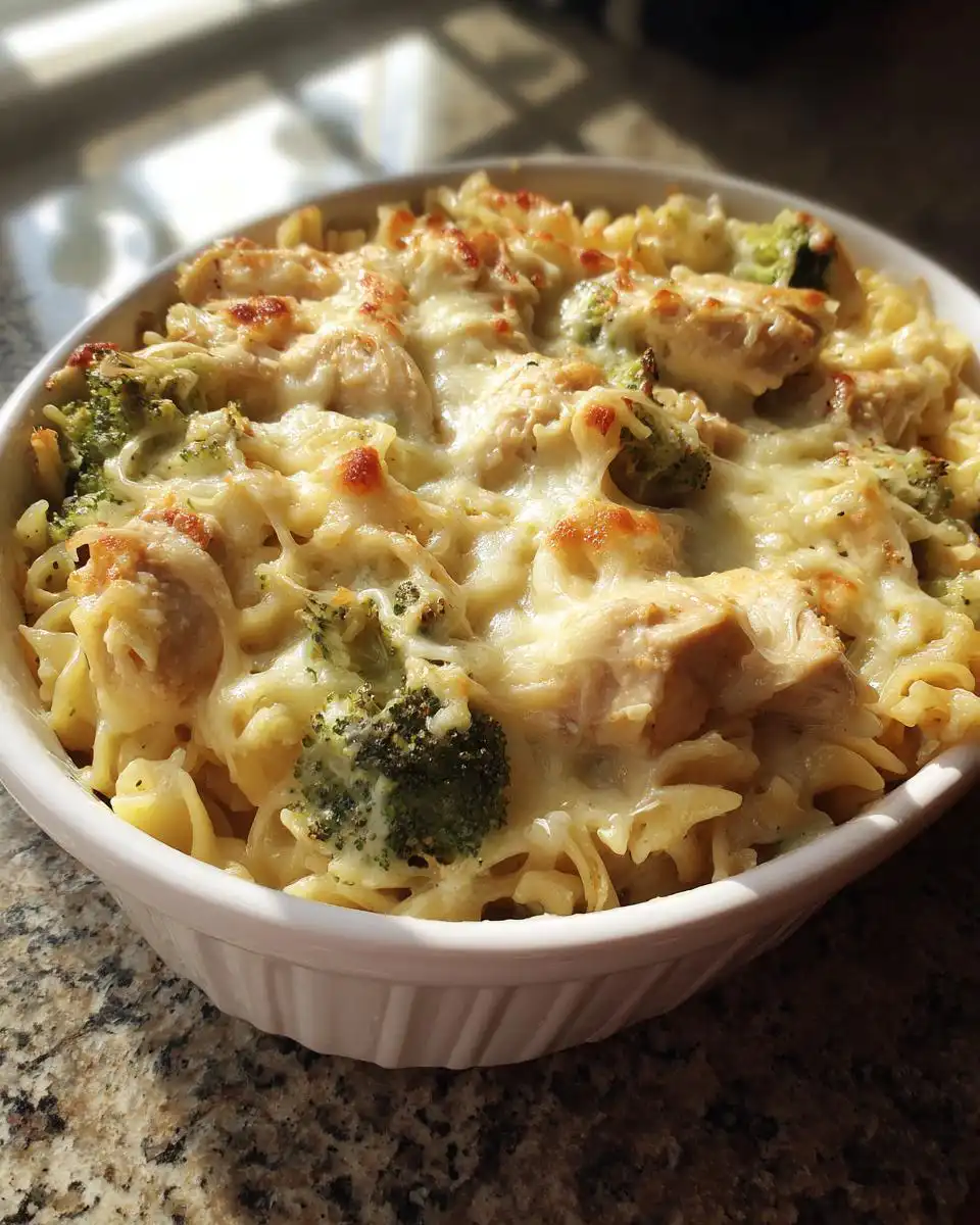 Family-Style Chicken Broccoli Alfredo Bake - detail 1