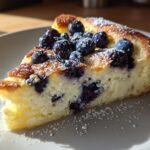 Fluffy Blueberry Ricotta Breakfast Casserole