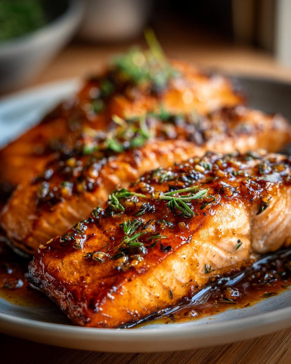 Foolproof Restaurant Copycat Glazed Salmon - detail 2