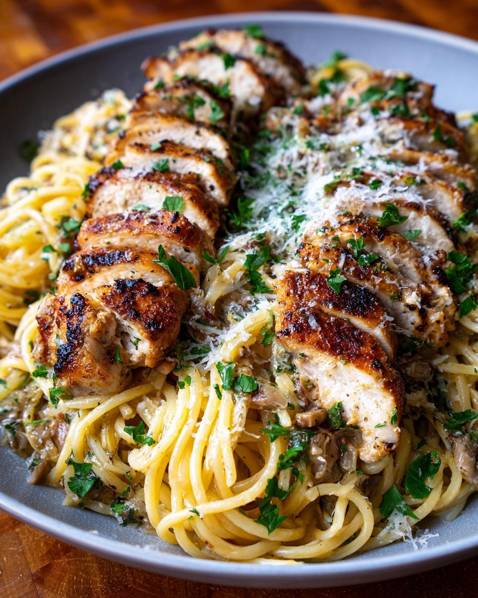 Garlic Chicken Pasta - detail 1