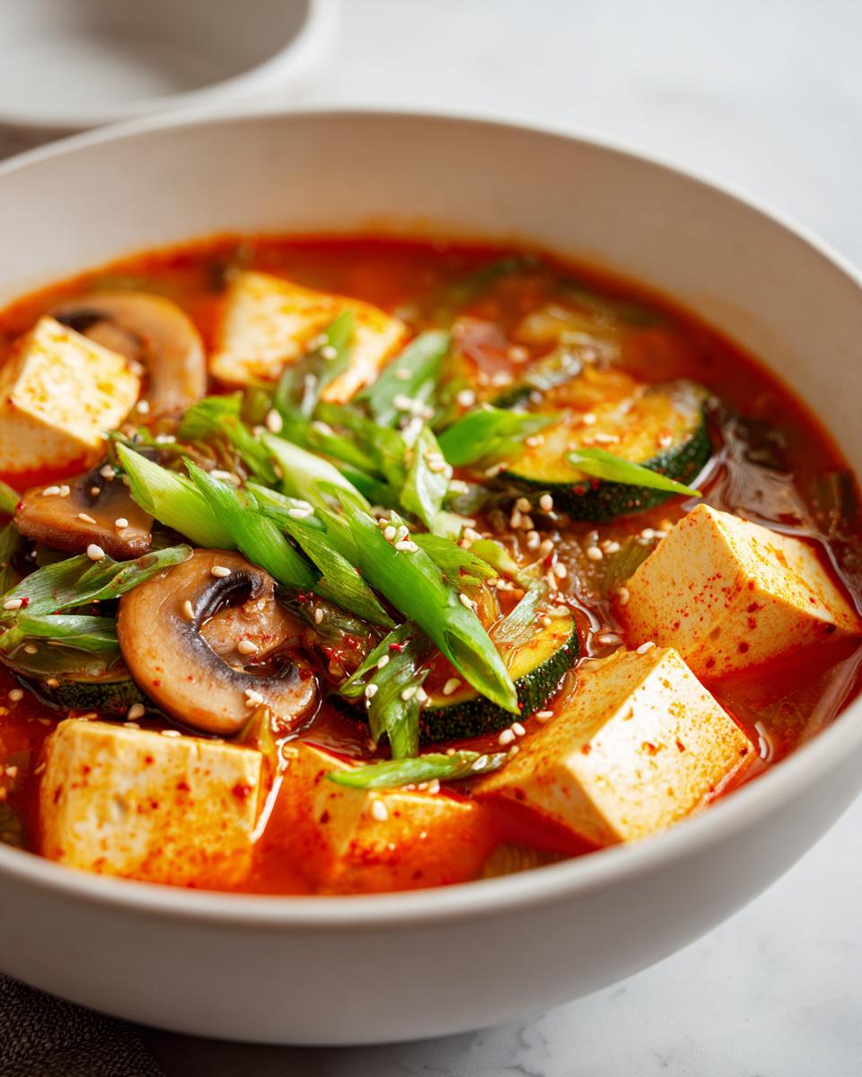 Gochujang Tofu Soup - detail 2