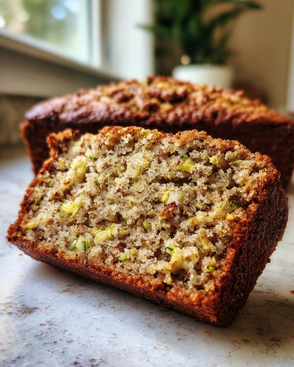 Grandma's Secret Recipe Zucchini Walnut Bread - detail 1