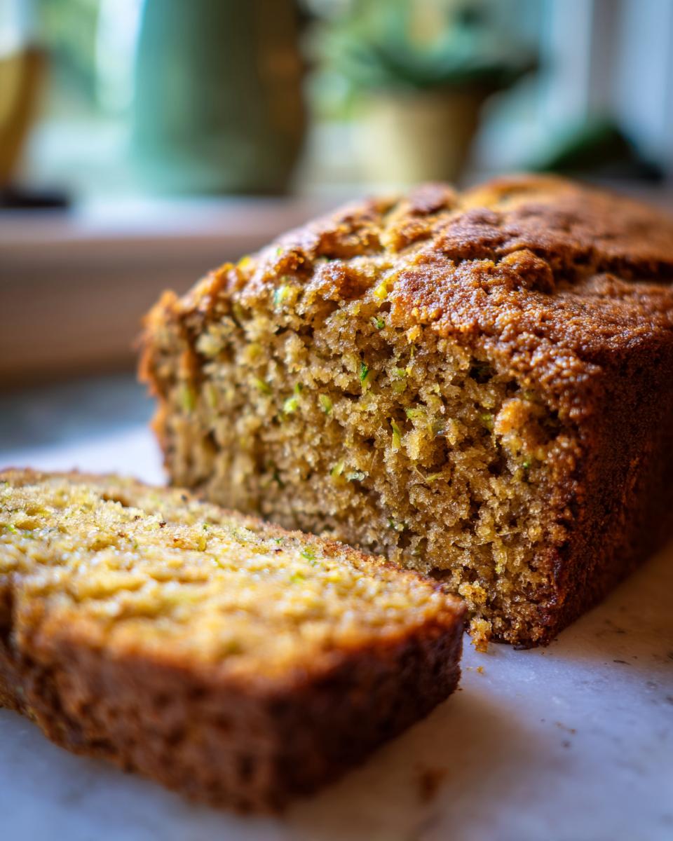 Grandma's Secret Recipe Zucchini Walnut Bread - detail 2