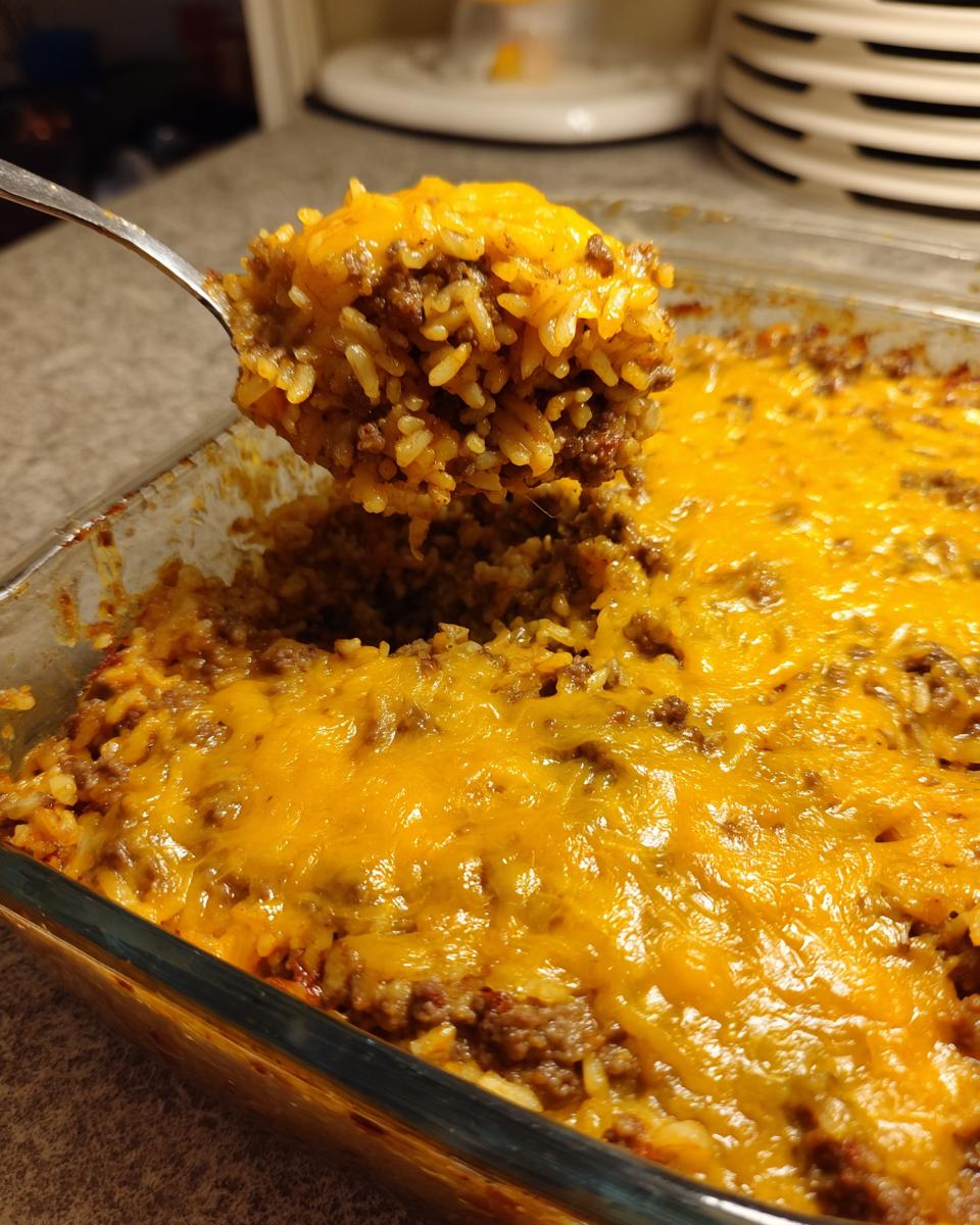 Ground Beef and Rice Casserole - detail 2