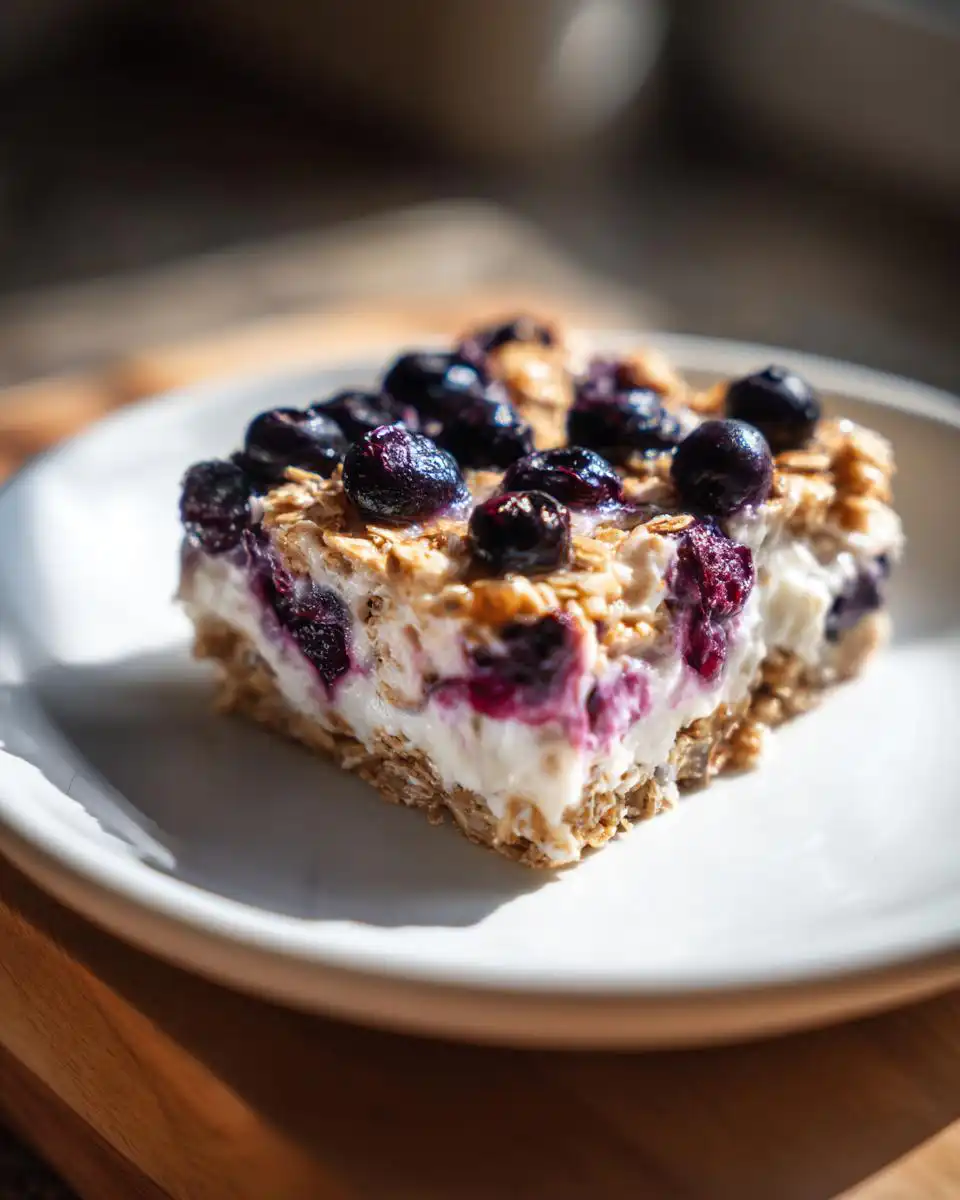 High-Protein Blueberry Cottage Cheese Squares - detail 1