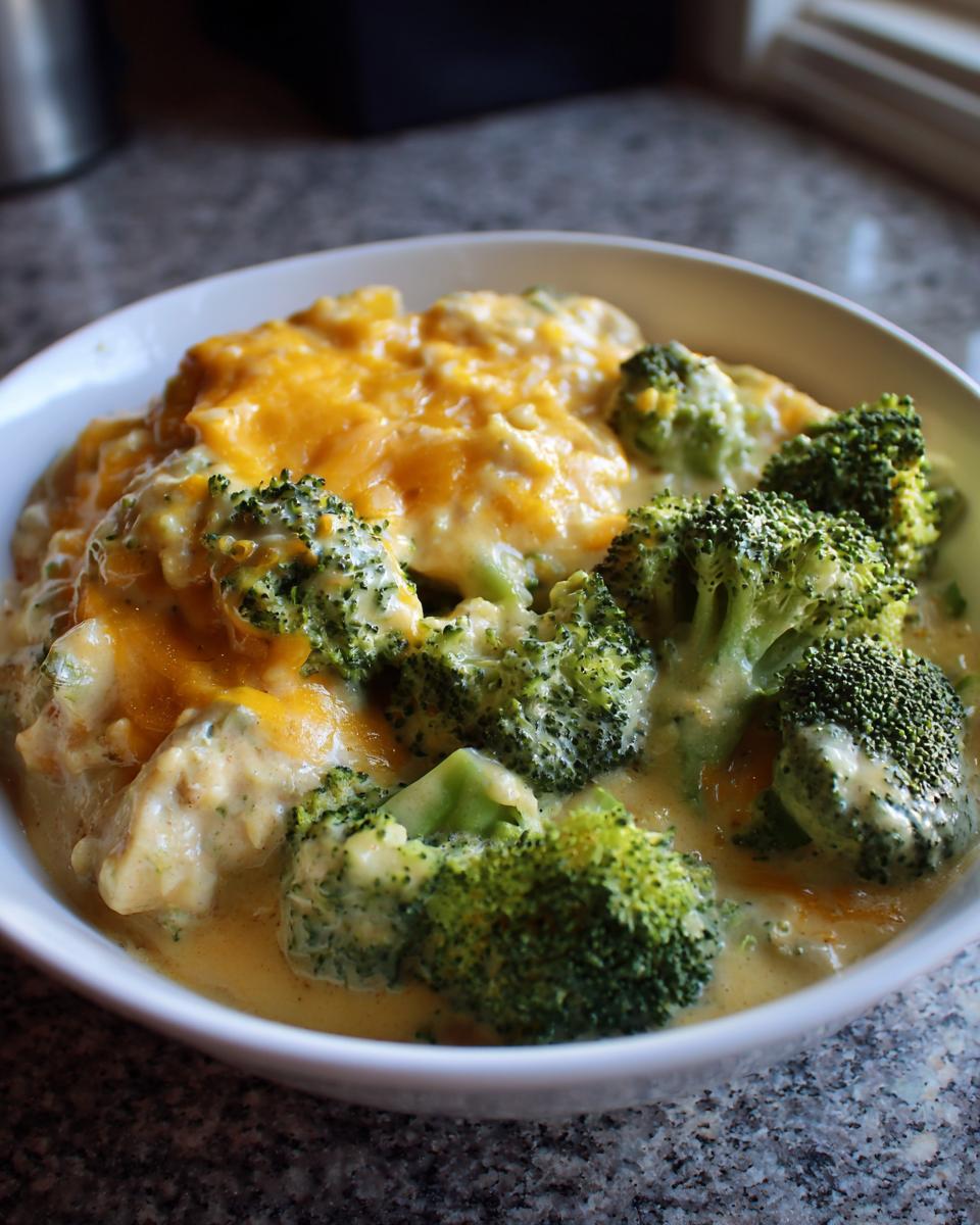 High Protein Broccoli Cheddar Soup - detail 2